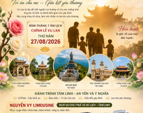 Lễ Vu Lan 2026 – Hành Trình Báo Hiếu, Du Lịch Tâm Linh & Thuê Xe Từ TP.HCM
