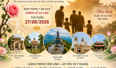 Lễ Vu Lan 2026 – Hành Trình Báo Hiếu, Du Lịch Tâm Linh & Thuê Xe Từ TP.HCM