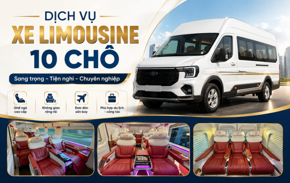 Dịch Vụ Thuê Xe Limousine 10 Chỗ